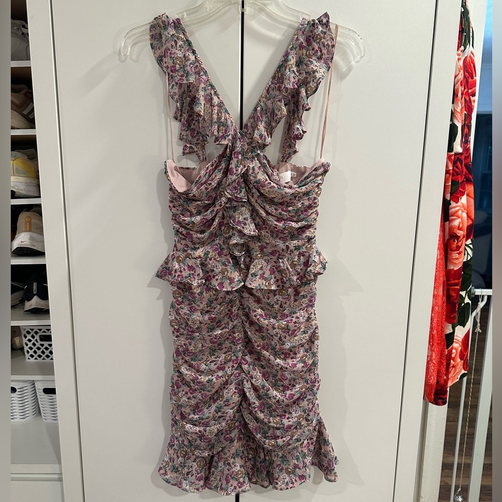 ASTR Floral Mini with Ruffles